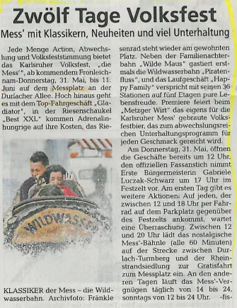 Zwölf Tage Volksfest